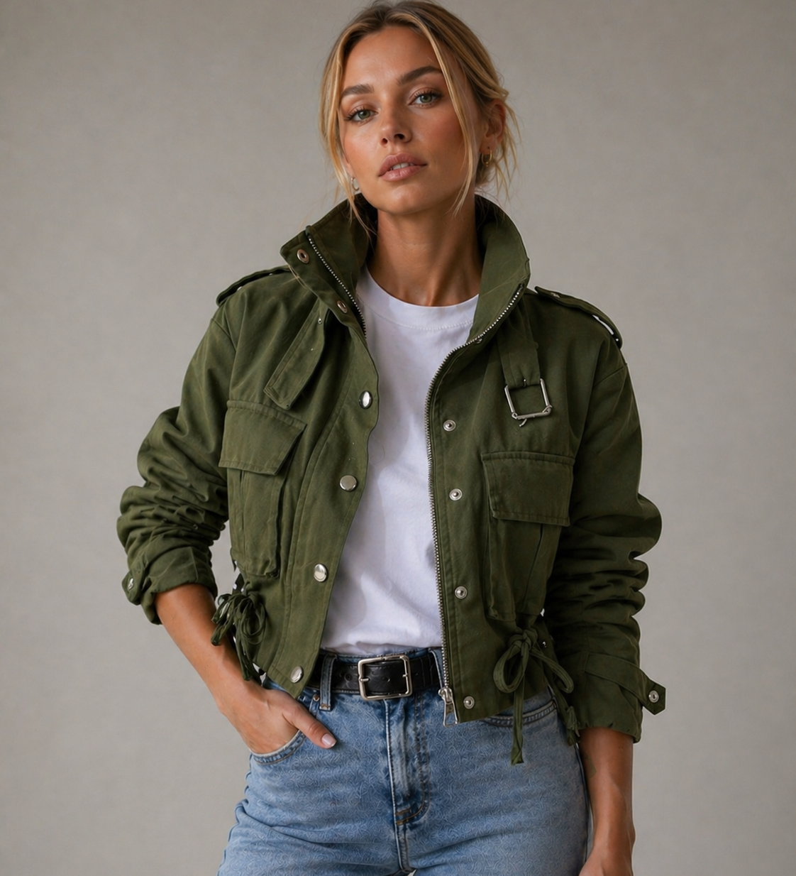 Tammie Bomber Jacket – Kaasaegne ja Mitmekülgne Disain