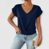 Carlinda | Elegantne V-kaelusega Topp