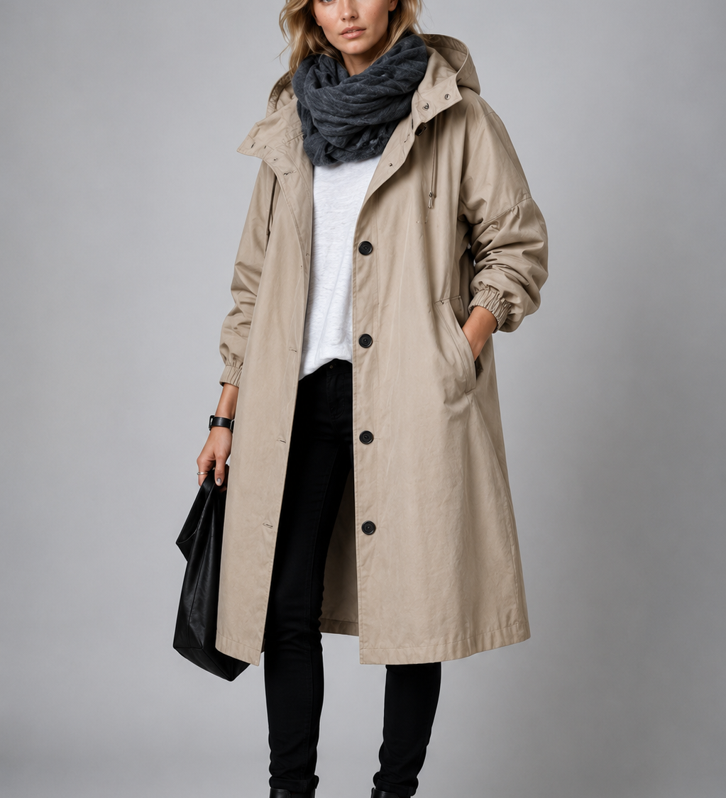 Adriana – Elegantne Naiste Trench Coat
