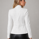 Amelia – Elegantne jakk reljeefse mustriga