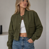 Tammie Bomber Jacket – Minimalistlik Kaasaegne Stiil