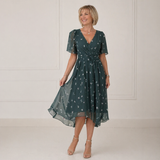 Eva Midi Kleit – Elegantne Ümbriklõige