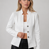 Amelia – Elegantne jakk reljeefse mustriga