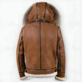 Aron™ | Bomber jakk karvase kapuutsiga