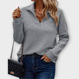 Vilja - Pullover polo tõmblukuga