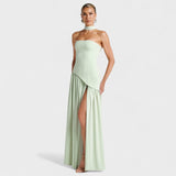 Maliyah kleit - Asümmeetriline lõige Mentool