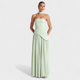 Maliyah kleit - Asümmeetriline lõige Mentool