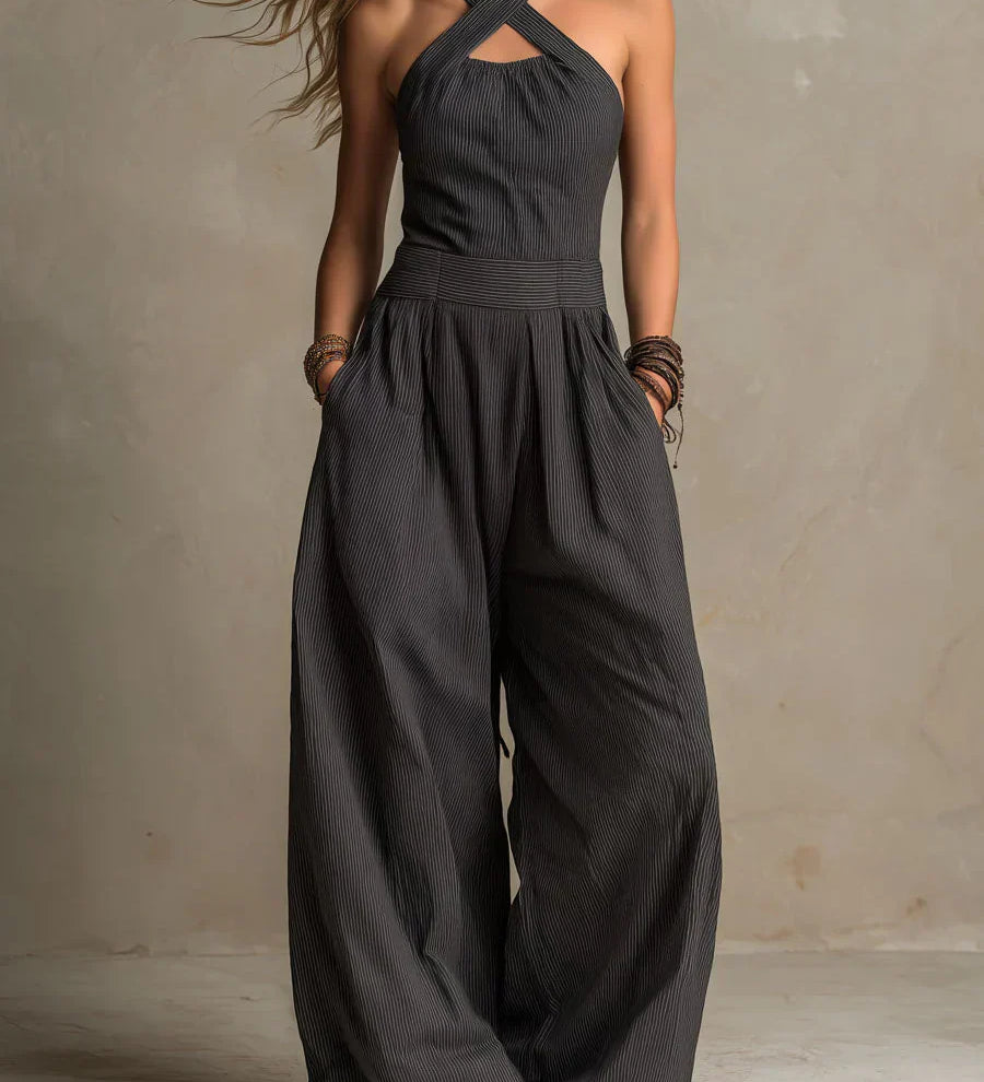 Bianca – Elegantne Ristlõikega Jumpsuit