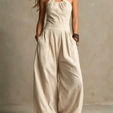 Bianca – Elegantne Ristlõikega Jumpsuit