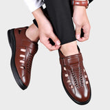 Steffen - Pruun sportlik nahksandaal