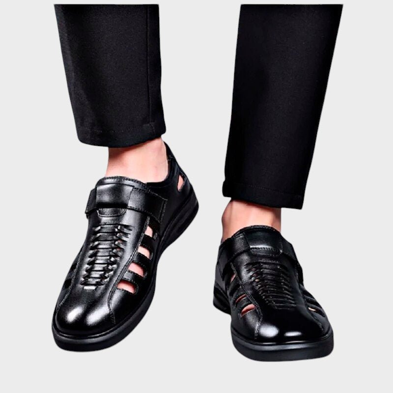 Steffen - Pruun sportlik nahksandaal